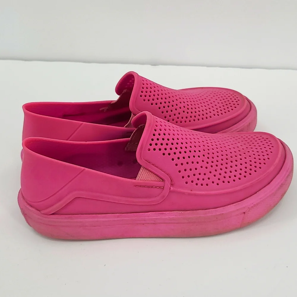 Kids Pink Slip-On Shoes